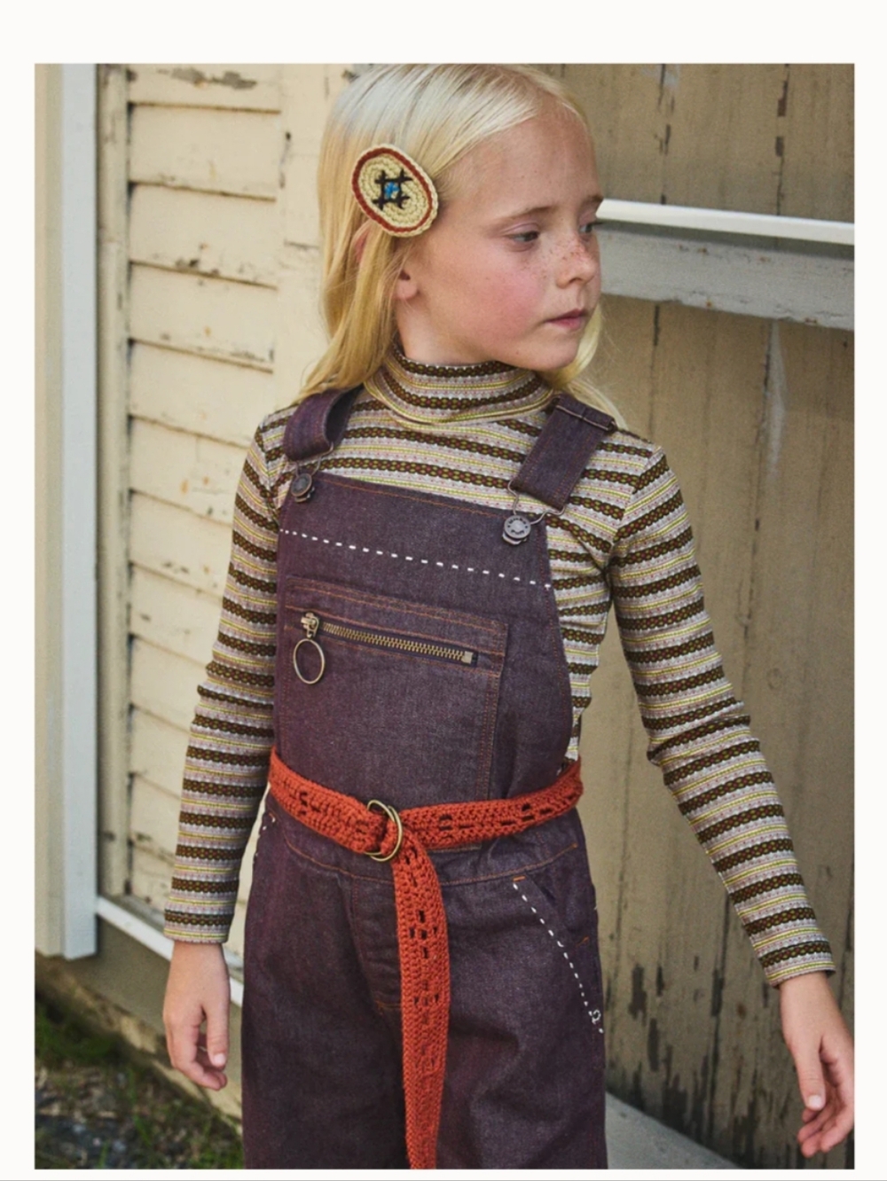 Misha And Puff - Turtleneck Overcast Rodeo 4Y